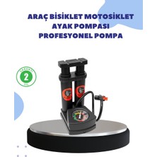 Çok Amaçlı Ayaklı Lastik Pompası Yüksek Hassasiyetli - TOPRAK7320-7981