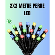 Su Geçirmez Pil Çalışan LED Perde Işık – Iç ve Dış Mekan - TOPRAK6360-4625