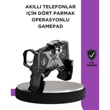 Tetikli Mobil Gamepad Ergonomik Kavramalı Oyun Aparatı - TOPRAK4233-2511