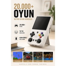 Yeni Nesil Taşınabilir Oyun Konsolu 20 Bin Oyunlu Oyun Cihazı - TOPRAK8058-6058