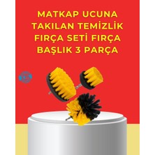 Matkap Ucu Temizlik Aparatı 3’lü Fırça Seti - TOPRAK3837-2033