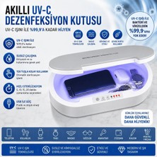 HpyTech Profesyonel UV- C Temizleyici - Gözlük, Saat, Protez ve Takı Uv Dezenfeksiyon- Akıllı Uv Sterilizasyon Cihazı (Susuz Çaşılır)