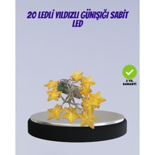 Yıldız Figürlü LED Şerit Işık 5m Iç Mekan Dekor Aydınlatma - TOPRAK5953-4681