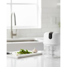 Şarjlı Mini Sarımsak Doğrayıcı USB Şarjlı 250 ml - TOPRAK8790-3901