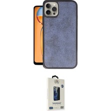 Marsilyan™- iPhone 15 Pro Max Kılıf Kıvılcım Işık Serisi - Siyah Bilvis Hayalet Cam Ekran Koruyucu