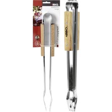 Via Gardenia Barbekü Maşası Ahşap Sap Paslanmaz Çelik 40,5cm