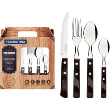 Tramontina Churrasco 21199/905 Çatal, Kaşık, Biftek-Steak Bıçağı Seti (24 Lü Kutu)