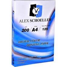 Alex Schoeller A.KGT.FTK.200.00 Fotokopi Kağıdı A4-200GR 125'LI/10 ALX-827