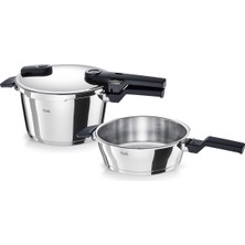 Fissler Vitaquick Glossy Düdüklü Tencere 4,5+2,5 Litre