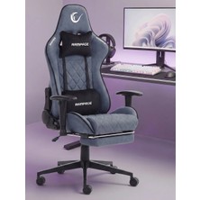 Rampage KL-R29 Myth Pro Üst Seviye Terletmez Kumaş  Arctic  Gri Gaming Oyuncu Koltuğu