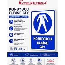İnterform Koruyucu Elbise Giy Levhası 25 x 35 cm