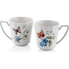 Lamedore Joy Carmen Butterfly 2 Li Mug-Kupa Seti 350 Cc, KERMAN08131