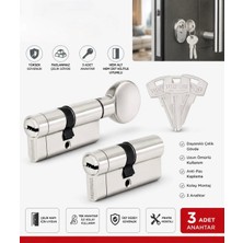 Tursan 306/B Bilyalı Tuzaklı Set Topuzlu Barel Seti Alt ve Üst 3 Anahtarlı 68 mm Barel Seti