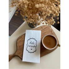 Aile Her Şeydir Lux Siyah Baskılı Sunum Peçetesi 16LI