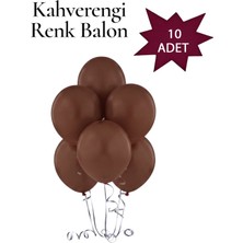 Lotus Party Pastel Kahverengi Renk Balon - Kahverengi Renk Balon 10 Adet