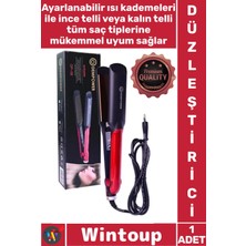 Wintoup #düzleştirici Profesyonel Seramik Plaka Hızlı Isınma Isı Ayarlı Kuaför Ergonomik Saç Düzleştirici