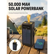 Tios Shop Krm Güneş Enerjili Powerbank Dijital Göstergeli Taşınabilir Güç Kaynağı Yeni Nesil Krm