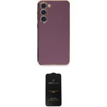 Marsilyan™- Galaxy S23 Plus Kılıf Yankı Serisi - Siyah 6d Antistatik Mat Seramik Hayalet Nano Ekran Koruyucu