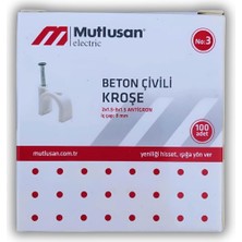 Mutlusan Çivili Kroşe 3 No 100 Lü Paket