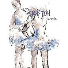 Independently Published 8.25"X11" Hard Cover Sketch Book: Ballerina