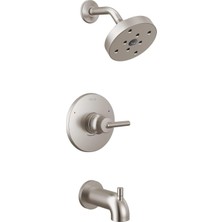 Delta Musluk T14459-SS Triassic, 14 Series Mc Tub/duş Trim, Paslanmaz Çelik By Delta Musluk