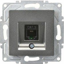 Günsan Eqona Füme Nümeris Telefon Prizi (Cat3) Mekanizma