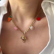 Venüs Design Çelik Mantar Charm Kolye