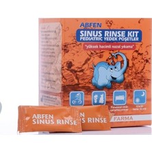 Abfen Sinus Rinse Kit Pediyatrik Yüksek Hacimli Nazal Duş Yedek Poşetleri (50 Adet Solüsyon Karışım Poşeti)