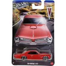 Hot Wheels Silver Series 1:64 Tekli Arabalar - 66 Pontıac Gto GRT01 - JKY14