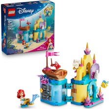 LEGO Disney Princess Ariel'in Sihirli Mini Sarayı 43285 – 5 Yaş ve Üzeri Için Ariel, Flounder ve Sebastian Karakterleri ile Mağara Içeren Yaratıcı Oyuncak Yapım Seti, Hediye Fikri (179 Parça)