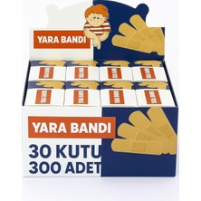 Nistabolje 300 Adet Bez Yara Bandı (10'lu x 30 Paket)
