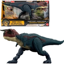 Mattel Koşup Isıran ve Kükreme Sesleri Çıkaran Mattel Jurassic World Muhteşem Saldırı Carnotaurus Dinozor Aksiyon Figürü, Dijital Oyun, JKG85