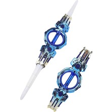 Oyuncak +14 Yaş Kıvılcım Efektli 360° Derece Dönen Rgb 108 cm Kılıç Şarjlı Ses Efektli Işıklı Anime Kılıcı