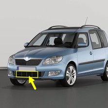 Ön Tampon Izgara Orta Parçası 5J0853677A Skoda Roomster ile Uyumlu 2011-2015