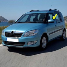 Sol Dış Dikiz Aynası Kapağı 5J0857537A Skoda Roomster ile Uyumlu 2006-2015
