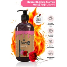Rekze Gül Aromalı Masaj Yağı - Doğal Güzellik ve Rahatlama Için Büyük Boy 250 ml Masaj Yağı