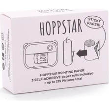 Hoppstar Model Hoppstar Yedek Kağıt, 3 Rulo Kendinden Yapışkanlı Kağıt