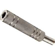 Lunatic 7059 Metal 6.3 mm Stereo Gitar Jack Uzatma (7059 Gümüş)
