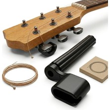 Gitar Tel Sarma Aparatı (Burgu Çevirici) – Akustik, Elektro Gitar, Bas, Ukulele ve Bağlama/saz Uyumlu Hızlı Tel Değiştirme Aleti