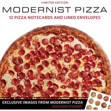 Modernist Pizza 12 Notecards & Envelopes Boxed Set