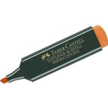 Faber-Castell Işaret Kalemlerine Textliner 48 Refill, Turuncu ve = 3