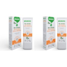 SIVENO%100 Doğal Yüz Güneş Kremi Leke Karşıtı Aydınlatıcı Mineral Filtre Uva Uvb Spf 50+ 30 ml (2 Paketi)