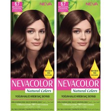 Natural Color Saç Boyası 6.7 Çikolata Kahve 2'li Set