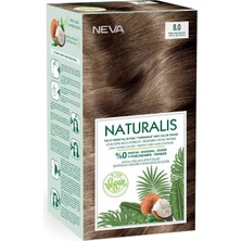 Naturalis Saç Boyası 8.0 Yoğun Açık KUMRAL%100 Vegan