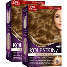 Wella Koleston Supreme Saç Boyası 7/0 Kumral X2'li