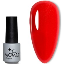 Momo Professional Kalıcı Oje S022 Işıltılı Bayrak Kırmızı 4 ml
