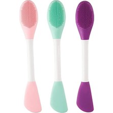 Çift Taraflı Silikon Yüz Kesi Uygulama & Peeling Fırçası
