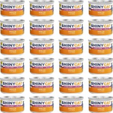 Gimcat Shinycat Jelly (Jöle Içinde) Tavuklu Kısır Kedi Konservesi 70GR x 24 Adet