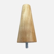 Dreamax M8 Ahşap Konik 12CM  Natural Ayak (5'li Paket)