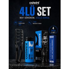 Ostwint Mavi 20GR X3ADET Profesyonel Saç Şekillendirici Pudra Wax Tüm Saçlar İçin Doğal Hacim